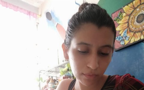 Kyara Jurado creó ‘Mutilación’, en acuarela. Pide que no haya más violaciones de la reserva natural.