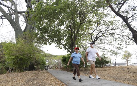 El Tropical es ideal para caminar y hacer otros ejercicios además de reuniones.