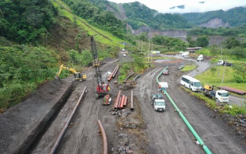 Un tramo del SOTE se rompió el pasado 7 de abril, en el sector de San Rafael, en la Amazonía.