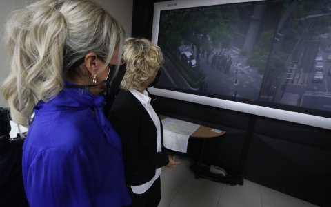 La prefecta del Guayas, Susana González, y la alcaldesa Cynthia Viteri monitorearon las acciones.