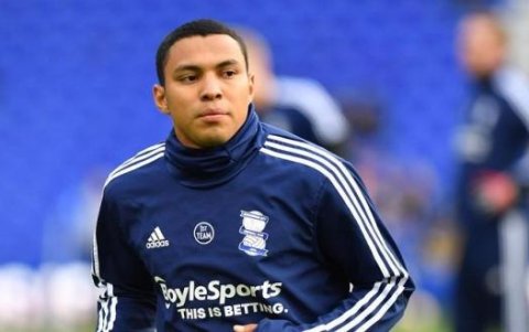 Jefferson Montero cuando vestía la camiseta del Birmingham de Inglaterra.