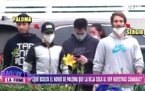 El programa de Magaly Medina captó a Paloma con Sergio García.