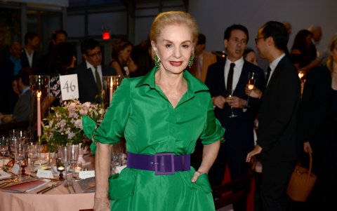 Carolina Herrera en en Museo de Arte Moderno, Nueva York.
