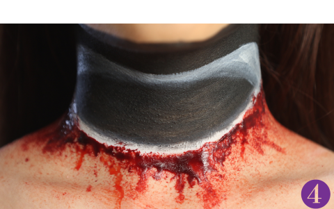 Paso a paso del cuello flotante.