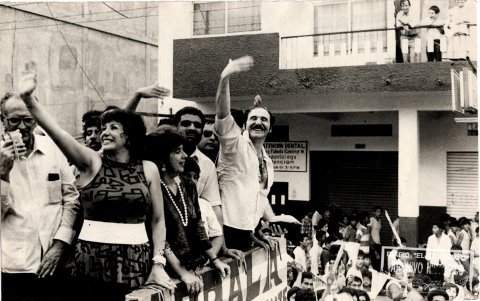 Abdalá Bucaram, en una de las imágenes del proyecto académico.