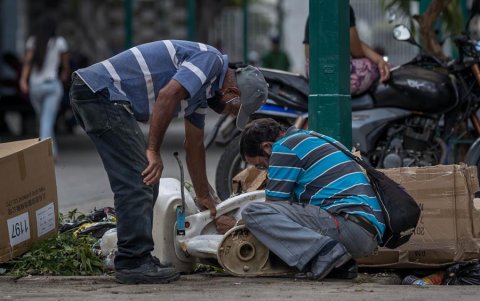 La pobreza está en todos lados en Venezuela, sus expresiones son casi infinitas.