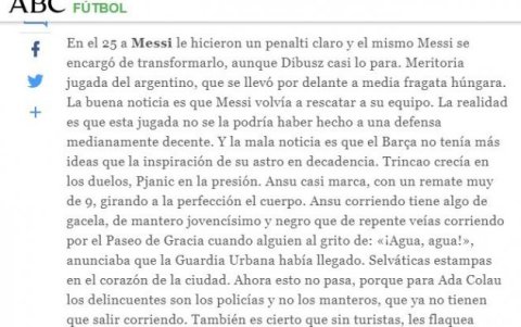 Captura del artículo del ABC.