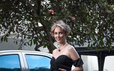 Recreación de la princesa Diana.