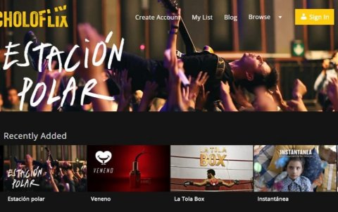 Choloflix cuenta con más de 60 títulos, en los próximos días se sumarán más.