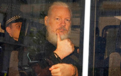 Assange estuvo refugiado en la embajada desde 2012 hasta 2019.