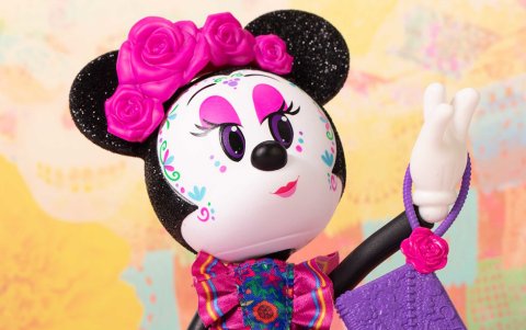 La Minnie en su versión catrina en homenaje al Día de los Difuntos