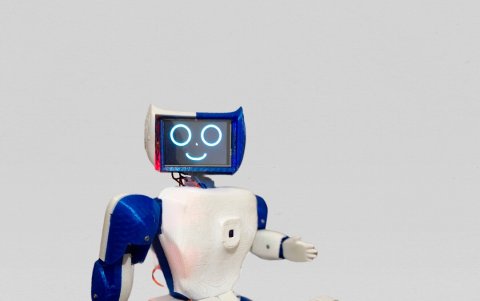 Diseño exterior de Asibot.