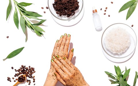 Exfoliante de café.