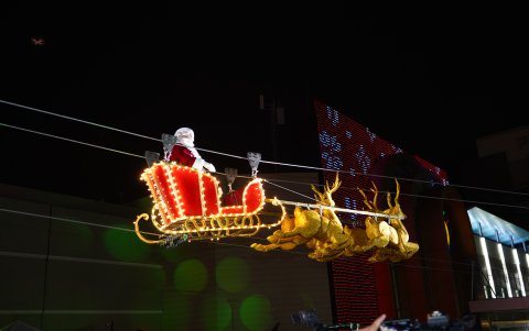 El acto es parte de la agenda que tradicionalmente ha venido realizando el Mall del Sol, por años.