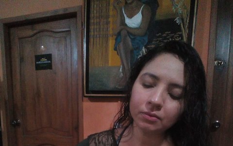 Lilibeth Lavayen mostró su creatividad en varios retratos.