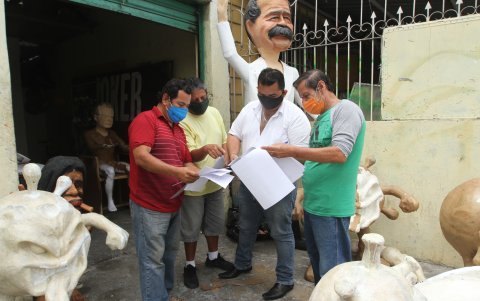 Hecho. Los presidentes de las asociaciones de artesanos han llevado sus propuestas al COE Cantonal.