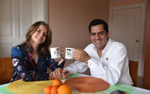 Xavier Hervas es el candidato a la presidencia por la Izquierda Democrática.