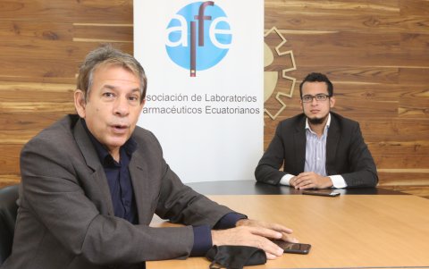 Iván Prieto, vocero de Alfe, y Miguel Palacios, director ejecutivo.