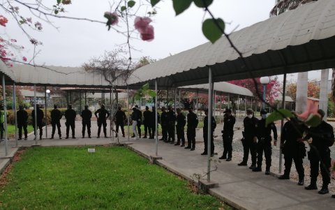 Espacio. En Zumar se brinda hospedaje a 101 servidores policiales.
