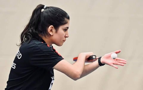 Nathaly Paredes estuvo confinada en el centro deportivo junto con otros
jugadores.