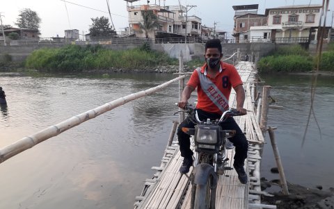 En el puente ya se han reportado varios incidentes.