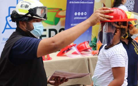 Al igual que en el hogar de acogida, en el Inés Chembers hubo charlas de prevención.