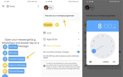 La app es intuitiva te guiará en el paso a paso.