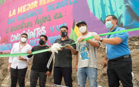 De la inauguración participaron los ejecutores del proyecto y los representantes de las empresas que lo hicieron posible.