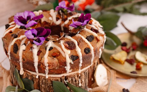 Rosca de reyes saludable.