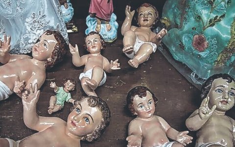 La imagen de Jesús se vende menos que en otros años.