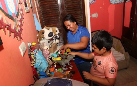 Rita una muestra de fortaleza y valentía ante la pandemia.