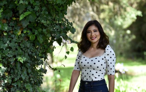 Nathalie Arias es candidata a la Asamblea Nacional por CREO.