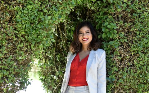 Nathalie Arias ama cocinar para toda su familia.