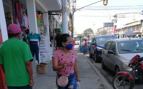 Casco central. En pleno corazón de la ciudad, las veredas tienen huecos y están desniveladas.