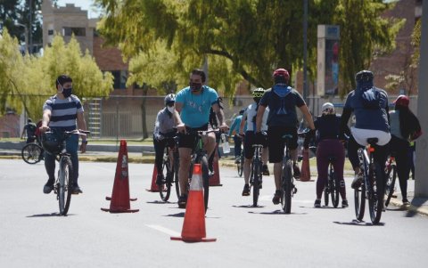 Las ciclovías se incrementaron en junio en 62 kilómetros adicionales.