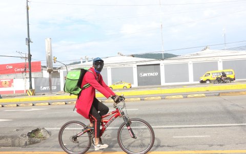 Se incrementó la entrega de comida a domicilio y el uso de la bicicleta.