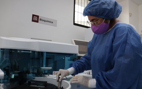El Laboratorio de Biomedicina de la Universidad de Especialidades Espíritu Santo (UEES Biolab) cuenta también con investigadoras..