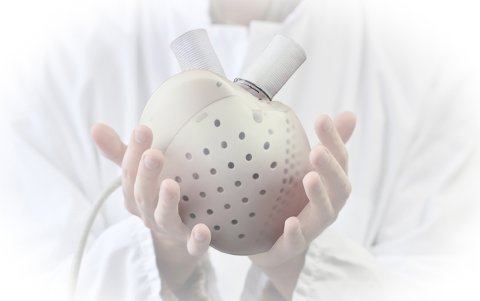 Imagen del corazón artificial de Carmat.