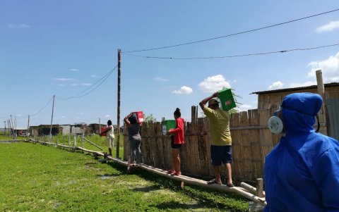 El banco de alimentos se convirtió en el operador logístico de varias iniciativas.