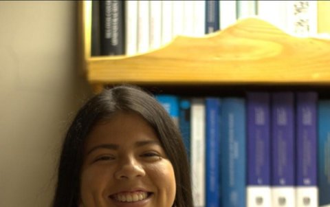 Marcela Vélez, vicepresidenta nacional de FEUE. Estudiante de Medicina