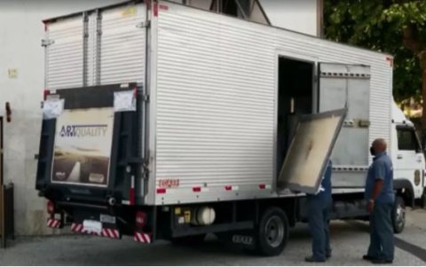 Las obras de arte incautadas.