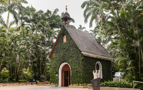 La capilla es visitada todo el año por los peregrinos que llegan de varias partes del país.