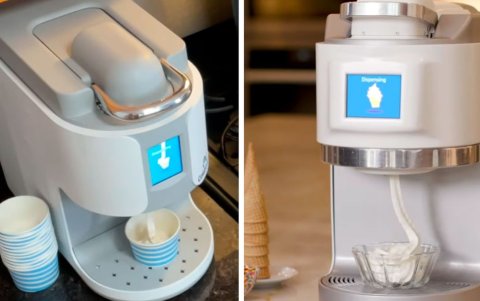 ColdSnap presentó a Keurig, que prepara helado.