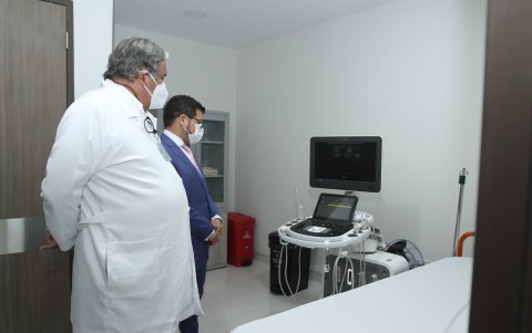 Espacio. El centro hospitalario cuenta con 150 consultorios.