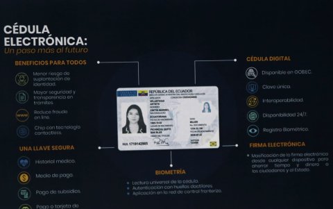 Detalle de los datos que llevará la nueva cédula.