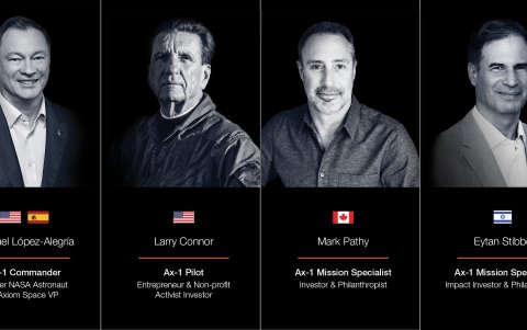 Primera tripulación privada programada para la Estación Espacial
AXIOM SPACE
26/1/2021