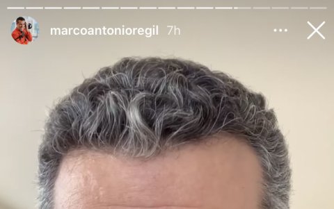 Storie de Instagram de Marco Antonio Regil.