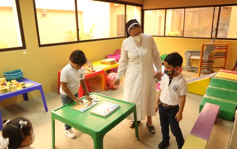 La sala de juegos para los estudiantes es una de las áreas que ha sido replanteada.