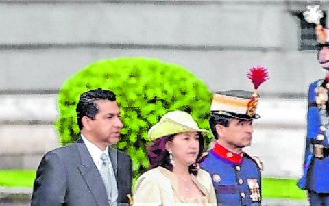 Traje que usó en la boda real.