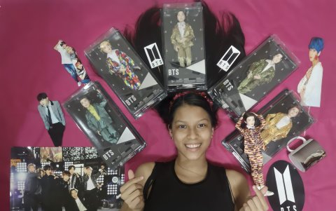 Noemí Soriano, fan declarada, asegura que no solo le atrae la música de BTS, también la personalidad de sus integrantes, de los que dice, son auténticos.